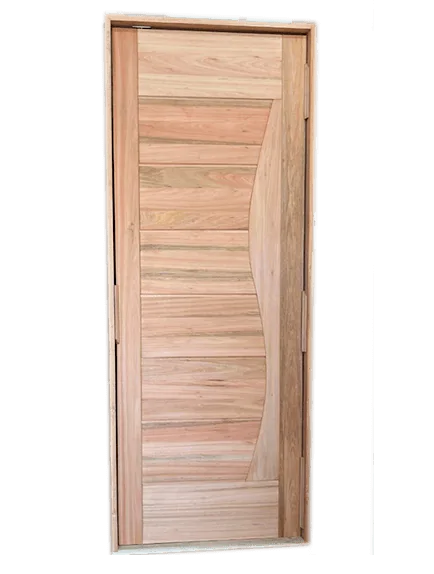 Porta Pivotante Gigante Padrão de Cedros - REF 13 — Raio de Sol Portas e Janelas