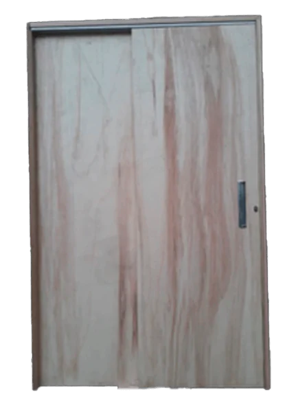 Porta de Correr Dupla Sobreposta mescla Semi Oca Para Pintura - REF 23 — Raio de Sol Portas e Janelas